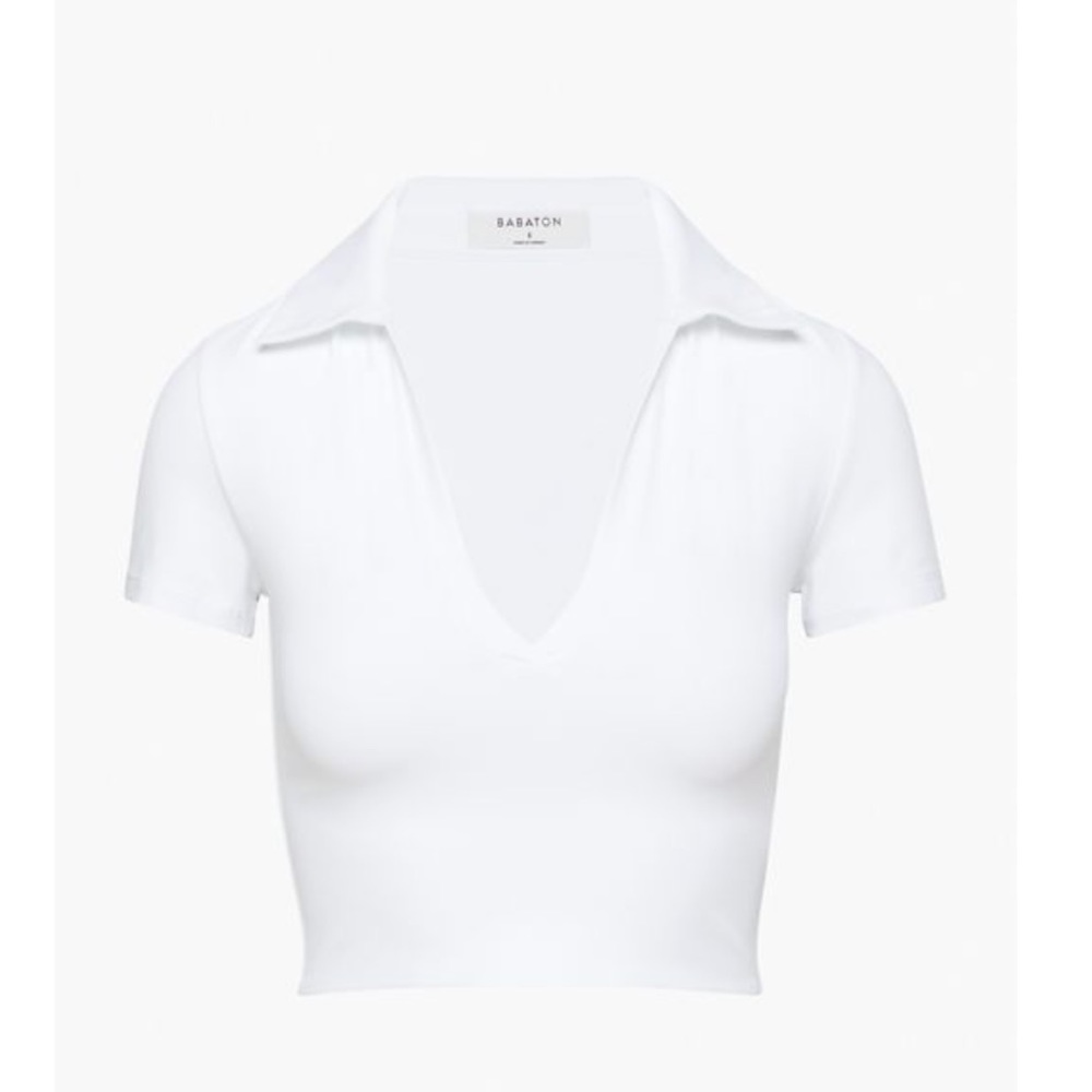 Aritzia Babaton contour polo half sleeve